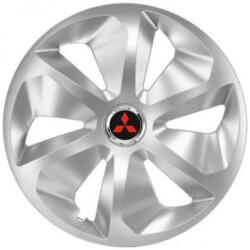 AutoHelix MSA Set 4 Capace Roti Roco Gri R15, pentru Mitsubishi (14078)