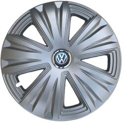 AutoHelix MSA Set 4 capace roti 15 inchi (R15) Glory Gri, Compatibile cu Volkswagen (4057)