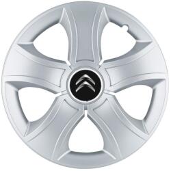 AutoHelix MSA Set 4 Capace Roti 14 inchi (R14) Bis Gri, Compatibile Cu Citroen (13409)