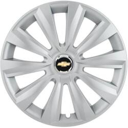 AutoHelix MSA Set 4 Capace Roti, potrivite jantelor de R16, pentru Chevrolet, model delta cromat (13992)