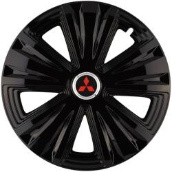 AutoHelix MSA Set 4 capace roti Glory negru R15 Compatibil Cu Mitsubishi (10241)
