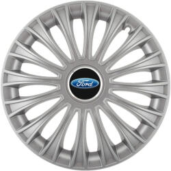 AutoHelix MSA Set 4 capace roti 16 inchi (R16) Dino Gri, Compatibile cu Ford (4846)