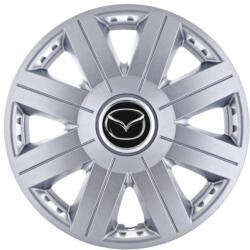 AutoHelix MSA Set 4 capace roti 14 inchi (R14) Cosmos Gri, Compatibil Cu Mazda (4752)