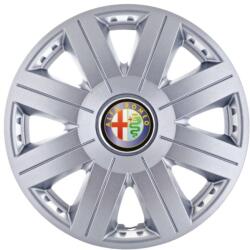 AutoHelix MSA Set 4 capace roti 16 inchi (R16) Cosmos Gri, Compatibil Cu Alfa Romeo (4707)