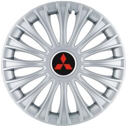AutoHelix MSA Set 4 Capace Roti, potrivite jantelor de R14, pentru Mitsubishi, model dino cromat (15002)