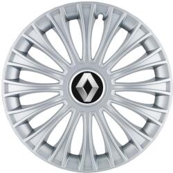 AutoHelix MSA Set 4 Capace Roti, potrivite jantelor de R14, pentru Renault, model dino cromat (15006)