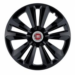 AutoHelix MSA Set 4 Capace Roti Terra Negru R16, pentru Fiat (14244)