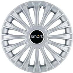 AutoHelix MSA Set 4 Capace Roti, potrivite jantelor de R14, pentru Smart, model dino cromat (15010)