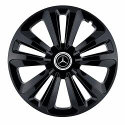 AutoHelix MSA Set 4 Capace Roti Terra Negru R16, pentru Mercedes-Benz (14271)