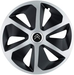 AutoHelix MSA Set 4 capace roti Roco Gri-Negru R17 pentru gama auto Citroen (15119)