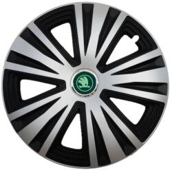 AutoHelix MSA Set 4 Capace Roti potrivite jantelor de 14 inch, pentru Skoda Nou Verde, model Glory Mix (17988)