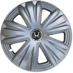 AutoHelix MSA Set 4 capace roti 15 inchi (R15) Glory Gri, Compatibile cu Honda (4033)