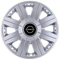 AutoHelix MSA Set 4 Capace Roti Autohelix MSA® potrivite jantelor de 16 inch, pentru Nissan Nou model Cosmos Gray (20499)