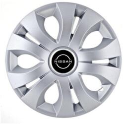 AutoHelix MSA Set 4 Capace Roti 16 inchi (R16), Compatibil Cu Nissan Nou, model Top Gri (20299)