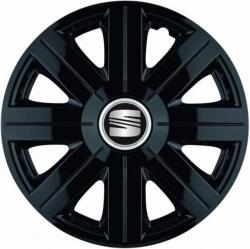 AutoHelix MSA Set 4 Capace Roti, potrivite jantelor de R14, pentru Seat, model Cosmos Negru (13572)