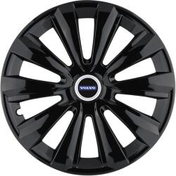 AutoHelix MSA Set 4 Capace Roti, potrivite jantelor de R14, pentru Volvo, model delta negru (13986)