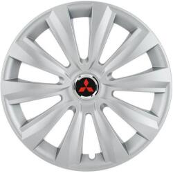 AutoHelix MSA Set 4 Capace Roti, potrivite jantelor de R16, pentru Mitsubishi, model delta cromat (14008)