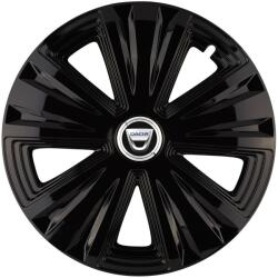 AutoHelix MSA Set 4 capace roti Glory negru R16 Compatibil Cu Dacia (10203)