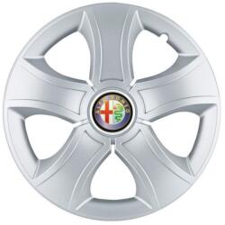AutoHelix MSA Set 4 Capace Roti 16 inchi (R16) Bis Gri, Compatibile Cu Alfa Romeo (13395)