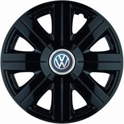 AutoHelix MSA Set 4 Capace Roti, potrivite jantelor de R14, pentru Volkswagen, model Cosmos Negru (13886)