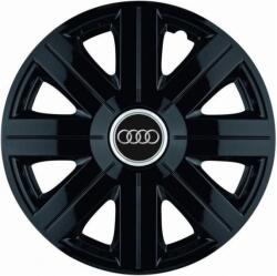 AutoHelix MSA Set 4 Capace Roti, potrivite jantelor de R14, pentru Audi, model Cosmos Negru (13527)