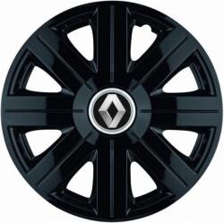 AutoHelix MSA Set 4 Capace Roti, potrivite jantelor de R14, pentru Renault, model Cosmos Negru (13568)
