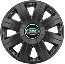 AutoHelix MSA Set 4 Capace Roti 15 inchi (R15) Cosmos Negru, Compatibile cu Land Rover (3835)