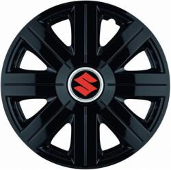 AutoHelix MSA Set 4 Capace Roti, potrivite jantelor de R14, pentru Suzuki, model Cosmos Negru (13582)
