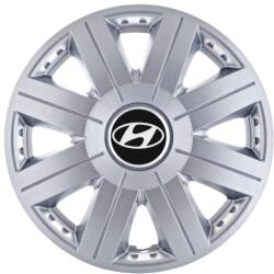 AutoHelix MSA Set 4 capace roti 16 inchi (R16) Cosmos Gri, Compatibil Cu Hyundai (4736)