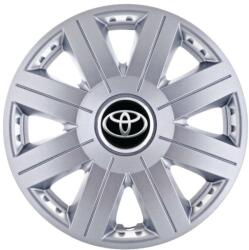 AutoHelix MSA Set 4 capace roti 14 inchi (R14) Cosmos Gri, Compatibil Cu Toyota (4802)