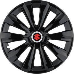 AutoHelix MSA Set 4 Capace Roti, potrivite jantelor de R14, pentru Suzuki, model delta negru (13977)