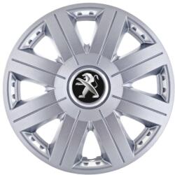 AutoHelix MSA Set 4 capace roti 16 inchi (R16) Cosmos Gri, Compatibil Cu Peugeot (4770)