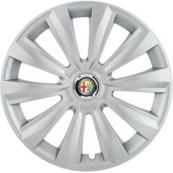 AutoHelix MSA Set 4 Capace Roti, potrivite jantelor de R16, pentru Alfa Romeo, model delta cromat (13989)