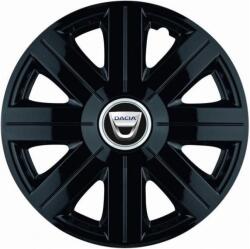 AutoHelix MSA Set 4 Capace Roti, potrivite jantelor de R14, pentru Dacia, model Cosmos Negru (13533)