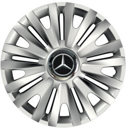 AutoHelix MSA Set 4 capace roti Cu Inel Cromat Royal R14 Compatibil Cu Mercedes-Benz (8042)