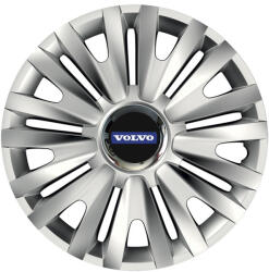 AutoHelix MSA Set 4 capace roti Cu Inel Cromat Royal R15 Compatibil Cu Volvo (8091)