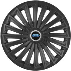 AutoHelix MSA Set 4 capace roti Joy Negru R14 Compatibil Cu Ford (5333)