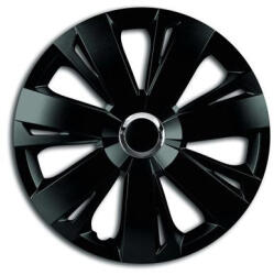 AutoHelix MSA Set 4 Capace Energy Negre Cu Inel Cromat R16 (00000744)
