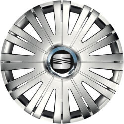 AutoHelix MSA Set 4 Capace Roti potrivite jantelor de 15 inch, pentru Seat, model Active Crom (17896)