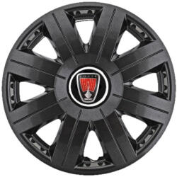 AutoHelix MSA Set 4 Capace Roti 15 inchi (R15) Cosmos Negru, Compatibile cu Range Rover (3844)