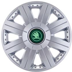 AutoHelix MSA Set 4 Capace Roti Autohelix MSA® potrivite jantelor de 16 inch, pentru Skoda Verde model Cosmos Gray (18929)