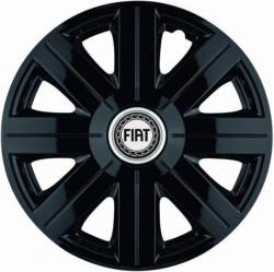 AutoHelix MSA Set 4 Capace Roti, potrivite jantelor de R14, pentru Fiat, model Cosmos Negru (13537)