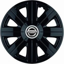 AutoHelix MSA Set 4 Capace Roti, potrivite jantelor de R14, pentru Nissan, model Cosmos Negru (13562)