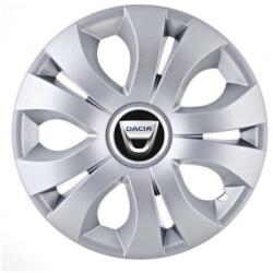 AutoHelix MSA Set 4 Capace Roti, potrivite jantelor de R17, Compatibil Cu Dacia, model top crom (14676)