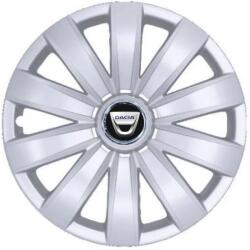 AutoHelix MSA Set 4 Capace Roti R16, Potrivite Jantelor de 16 inch, Pentru Dacia, Model 421 (12467)