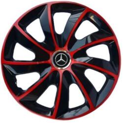 AutoHelix MSA Set 4 Capace Roti 17 inchi (R17), Stig Rosu-Negru, Compatibil cu Mercedes (23238)