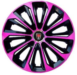 AutoHelix MSA Set 4 capace roti 15 inchi (R15) Extra Strong Pink, Compatibile Cu Range Rover (6024)