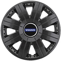 AutoHelix MSA Set 4 Capace Roti 15 inchi (R15) Cosmos Negru, Compatibile cu Volvo (3853)