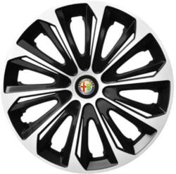 AutoHelix MSA Set 4 capace roti Extra strong silver R15 Compatibil Cu Alfa Romeo (6772)