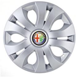 AutoHelix MSA Set 4 Capace Roti 16 inchi (R16), Compatibil Cu Alfa Romeo, model Top Gri (20323)